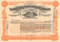 Southwestern Sugar and Land Company stock certificate 1910 (Arizona sugar beets) - orange