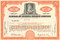Central of Georgia Railway Company stock certificate 1950's - orange