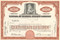Central of Georgia Railway Company stock certificate 1950's - brown