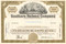 Southern Railway Company stock certificate 1960's - olive