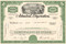 Admiral Corporation stock certificate 1969-1971 green