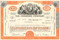 Foxboro Company stock certificate 1960's and 1970's  - orange