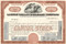 Lehigh Valley Railroad Company unissued stock certificate circa 1950 - brown