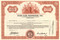Food Fair Properties Inc. stock certificate 1960's - brown
