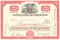 Coastal States Gas Corporation stock certificate - red