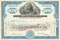 Boston and Maine Railroad stock certificate 1950's - blue