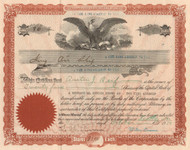 King Airship Company Ltd stock certificate 1919 (Seattle Washington)