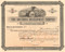 Southern Development stock certificate circa 1875