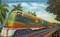 Orange Blossom Special train postcard