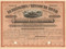Burlington and Missouri River Railroad Co. in Nebraska stock certificate 1879