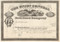 Union Central Coal, Iron and Railroad Company stock certificate circa 1868