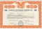 Harley Davidson Motors stock certificate 1962.  William H Davidson as president.