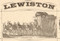 Lewiston Turnpike Company stock certificate 1870's (California) - vignette of larrge wagon hauled by a mule team