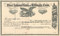 First National Bank of Killingly stock certificate (Connecticut)  circa 1864