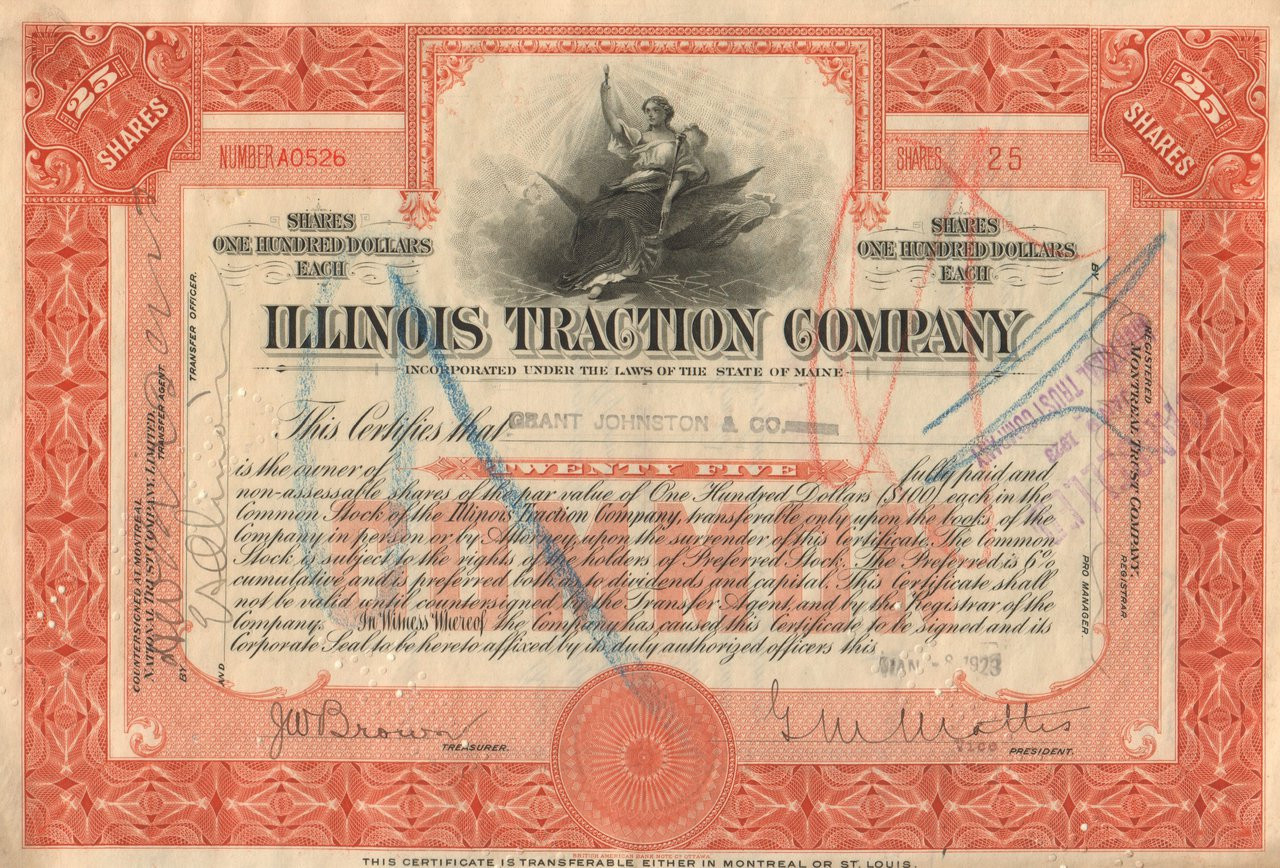 Granite City Steel Company Stock Certificate