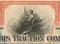 Illinois Traction Company stock certificate 1920's  (Illinois) - red vignette
