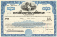 Standard Oil Company bond certificate 1970's (Indiana) - blue $10,000