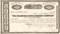 Delaware Avenue Market Company stock certificate 1860's (Philadelphia PA)