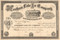 Northern Lake Ice Company stock certificate circa 1879 (Kentucky) 