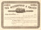 Minneapolis and Pacific Railway Company  stock certificate circa 1884 (Minnesota)