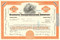 Overnite Transportation Company stock certificate 1970's (Virginia) - orange