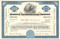 Overnite Transportation Company stock certificate 1970's (Virginia) - blue