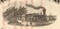 American Central Railway stock certificate circa 1866 vignette