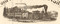 Dixon, Peoria, and Hannibal Railroad Co stock certificate 1880's (Illinois)  - steam train vignette