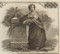 Pine Plains Bank stock certificate 1839 (New York)  - female vignette