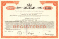 Atchison, Topeka, and Santa Fe Railway bond 1973