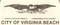 City of Virginia Beach  bond certificate specimen 1986  - eagle vignette