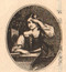 First National Bank of Brownville stock certificate circa 1871  (Nebraska) - left female vignette