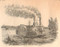 Office Lavaca Navigation Company stock certificate circa 1857 (Texas) - river boat vignette