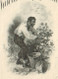 South Carolina Railway Co. bond certificate 1881  - left vignette of cotton field worker hand picking a plant