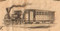 Bank of Binghamton stock certificate 1853 (Doubleday family) train vignette
