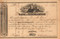 Bank of Binghamton stock certificate 1853 (Doubleday family)