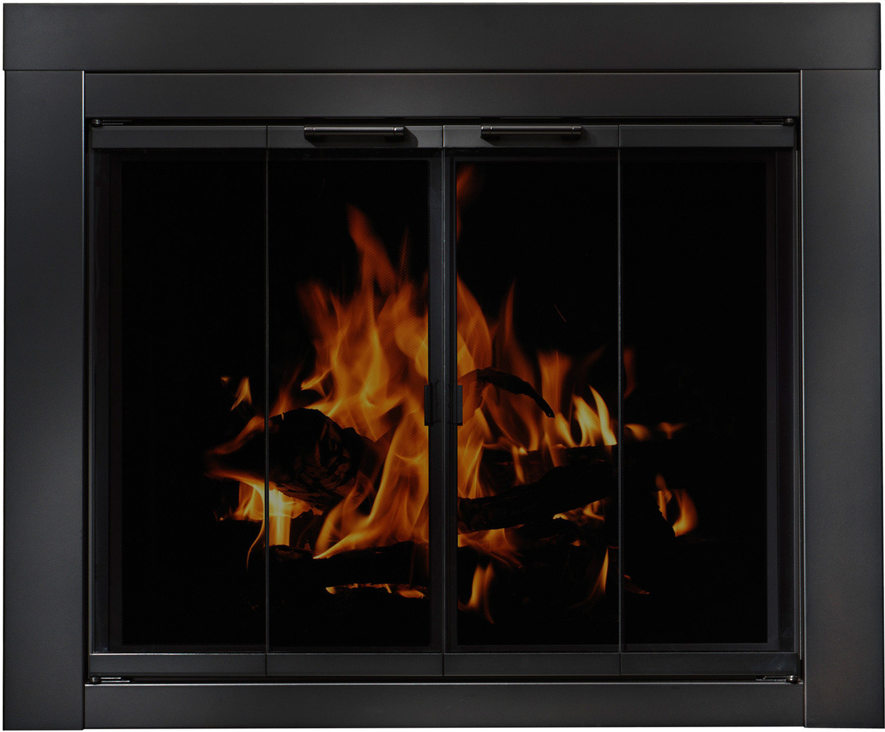 Ardmore Universal Glass Fireplace Doors by Residential Retreat