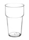 Clear Plastic Beer Glass in 12, 16, and 20oz.