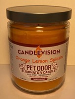 Orange Lemon Splash Pet Odor Eliminator Candle