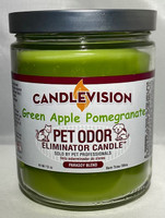 Green Apple Pomegranate Pet Odor Eliminator Candle