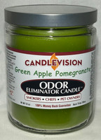 Green Apple Pomegranate Odor Eliminator Candle