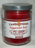 Peppermint Bark Pet Odor Eliminator Candle