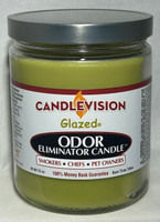 Glazed Off Color Odor Eliminator Candle