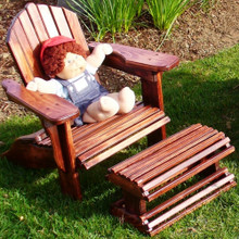 Child Size Adirondack Chair How-to Book; Digital Downloadable PDF Pattern Plan to DIY and Easily Build Small Size with Footrest