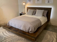 Floating Platform Bed How-to Book; Paper Pattern Plan to DIY and Easily Build Any Size Bed