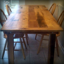 Harvest Table How-to Book; Paper Pattern Plan to DIY and Easily Build 6' to 10' Long Dining Set