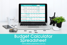 Budget Calculator Excel spreadsheet