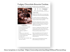 Recipe Card Template (fully editable and customisable in Canva)