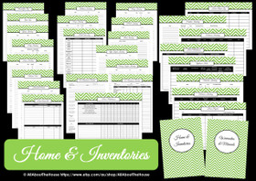 PINK EDITABLE Home & Inventories - Instant Download