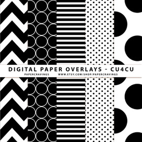 Digital Paper Overlays - 12" x 12" and 8.5 x 11" (Set 1) INSTANT DOWNLOAD 